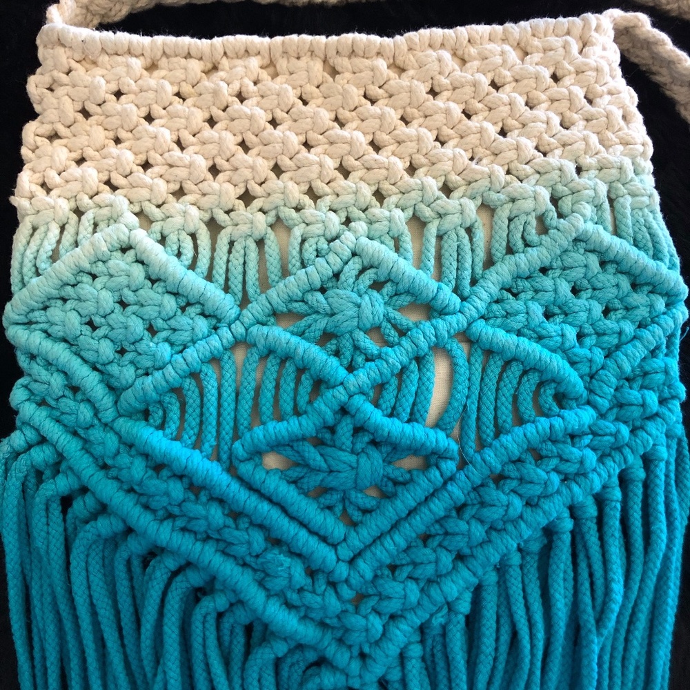 Macrame Ombre Crossbody